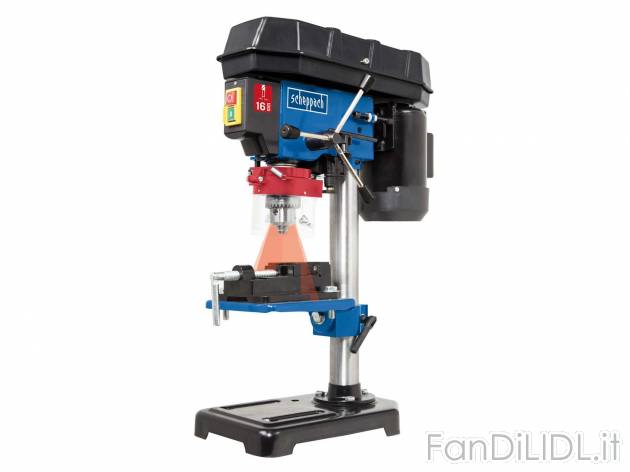 Trapano a colonna Scheppach , prezzo 69.00 &#8364; 
- Trasmissione a cinghia ...