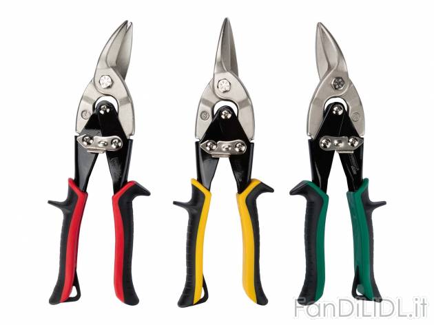 Set cesoie, 3 pezzi Powerfix, prezzo 9.99 &#8364; 
- Lama in acciaio al cromo-vanadio ...