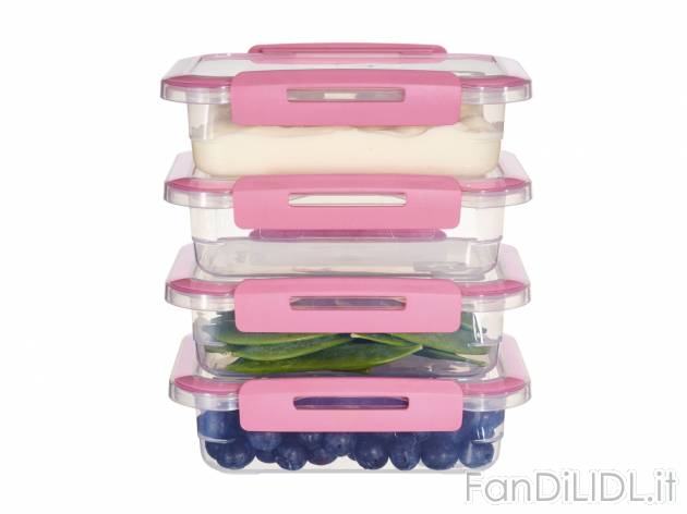 Set contenitori salvafreschezza con chiusura ermetica , prezzo 4.99 &#8364; ...