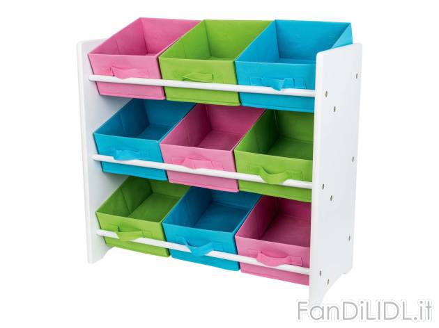 Scaffale portaoggetti per bambini Livarno Living, prezzo 24.99 &#8364; 
- Portata ...