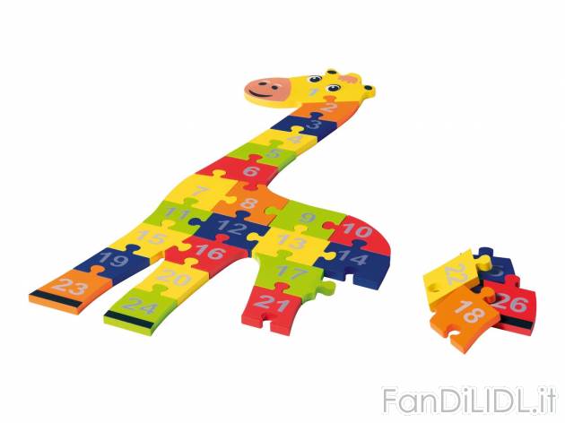 Gioco ad incastro in legno , prezzo 8.99 &#8364;  

- 3 anni garanzia Italia
- FSC