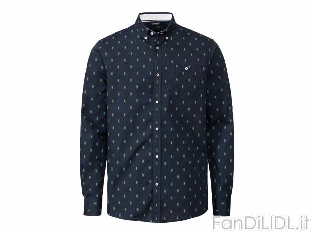 Camicia da uomo Livergy, prezzo 9.99 &#8364;  
-  In puro cotone