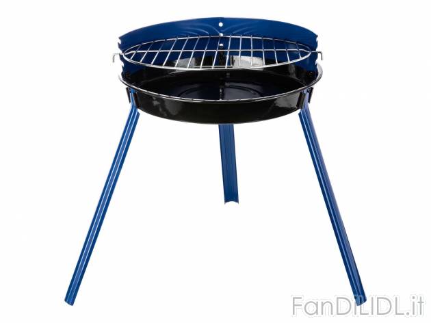 Barbecue rotondo , prezzo 7.99 &#8364; 
- Griglia in acciaio inox con altezza ...