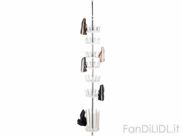 Portascarpe girevole telescopico Livarno Living, prezzo 17.99 &#8364; 
- Per ...