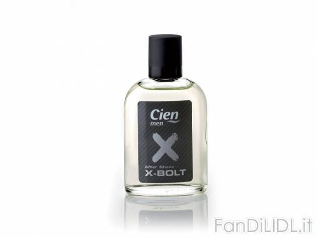 Dopobarba Cien, prezzo 1,99 &#8364; per 100 ml, € 19,90/l EUR. 
- A scelta ...