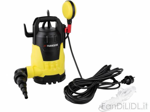 Pompa ad immersione Parkside, prezzo 34.99 &#8364; 
- Adatta anche per acque ...