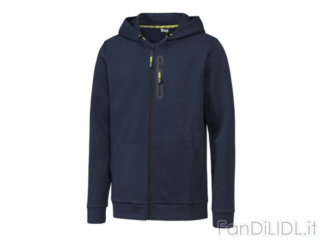 Felpa sportiva da uomo Crivit, prezzo 14.99 &#8364;  
Misure: S-XL
- Oeko tex NEW