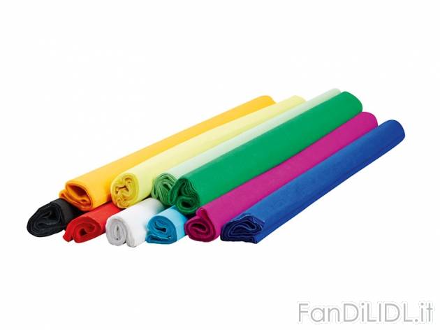 Carta crespa 2m x 50 cm , prezzo 2,99 &#8364; per Alla confezione 
- A scelta ...
