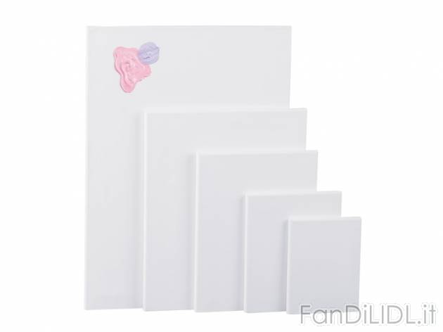 Set tela con telaio a cunei , prezzo 9,99 &#8364; per Al set 
- 100 % canvas ...