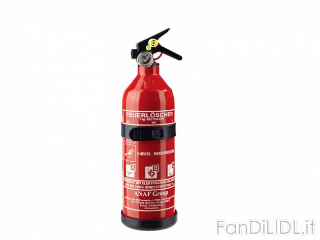 Estintore 1 kg , prezzo 9.99 &#8364; per Alla confezione 
- Ad alta capacit&#224; ...
