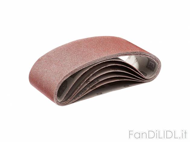 Carta abrasiva per levigatrice a nastro, 6 pezzi Parkside, prezzo 1.99 &#8364; ...
