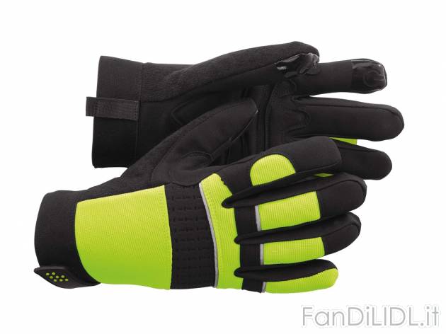 Guanti da lavoro Powerfix, prezzo 6.99 &#8364; 
- Con dettagli rifrangenti
- ...