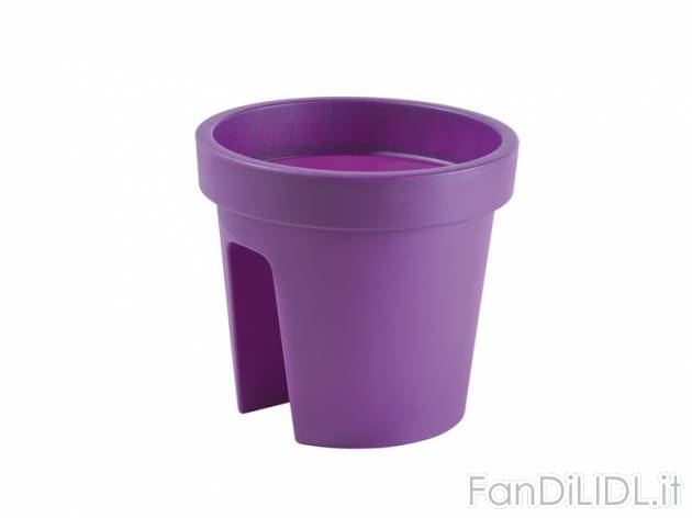 Vaso da ringhiera per fiori 8 cm Florabest, prezzo 2,99 &#8364; per Alla confezione ...