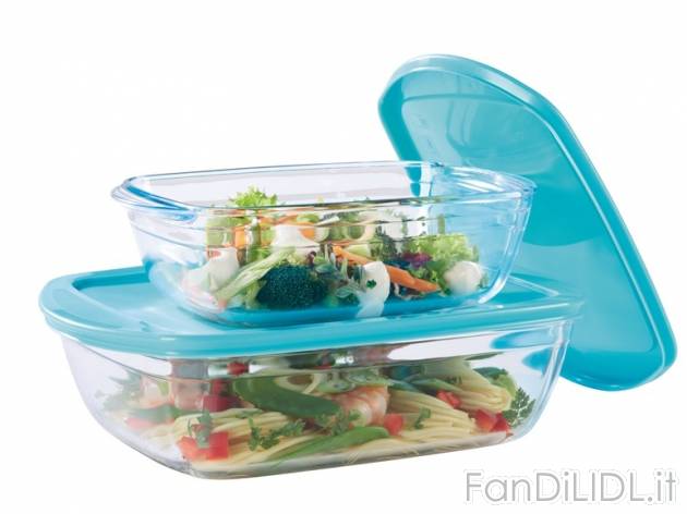 Set pirofile con coperchio , prezzo 8,99 &#8364; per Al set 
- A scelta fra ...