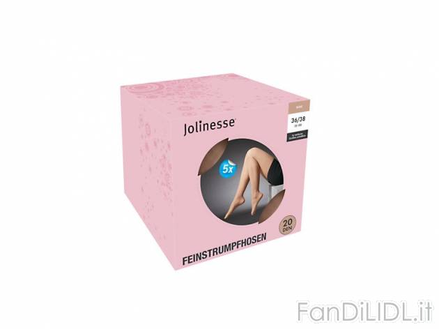 Collant 20 DEN Jolinesse, prezzo 2,99 &#8364; per Alla confezione 
- Misure: ...