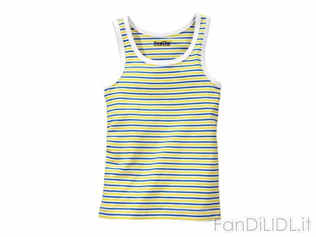 Canotta da bambino Lupilu, prezzo 4,99 &#8364; per Alla confezione 
- Materiale: ...