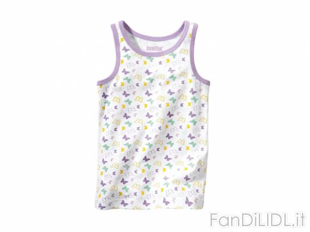 Canotta da bambina Lupilu, prezzo 4,99 &#8364; per Alla confezione 
- Materiale: ...