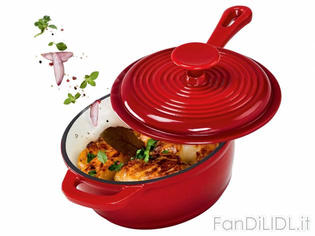 Casseruola in ghisa 18 cm Ernesto, prezzo 29.99 &#8364; 
- 1,4 L
- Risparmio ...