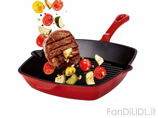 Padella o bistecchiera in ghisa Ernesto, prezzo 19.99 &#8364; 
- Padella: &#216; ...