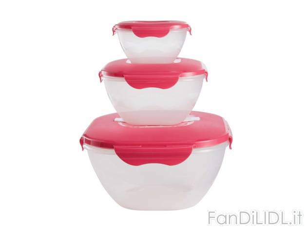 Set ciotole salvafreschezza, 3 pezzi Ernesto, prezzo 7.99 &#8364; 
- Coperchio ...