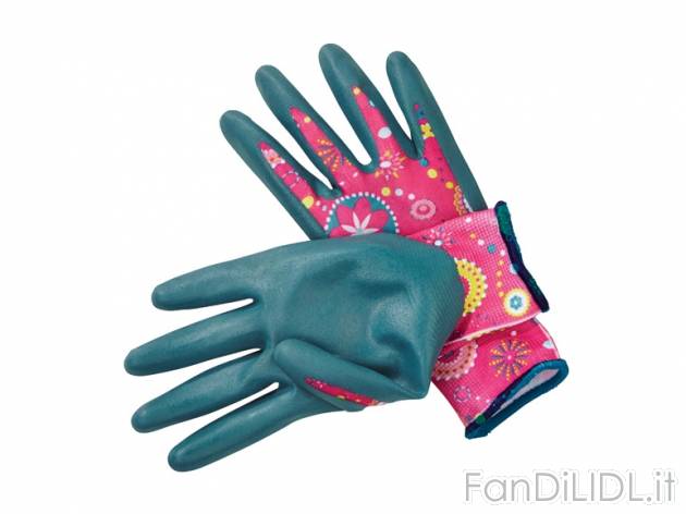 Guanti da giardinaggio Florabest, prezzo 2,99 &#8364; per Al paio 
- Con rivestimento ...