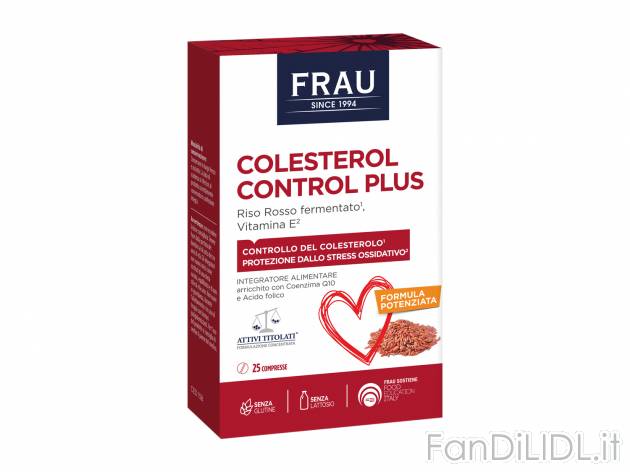 Integratore per controllo del colesterolo , prezzo 5.49 &#8364;  
-  25 compresse