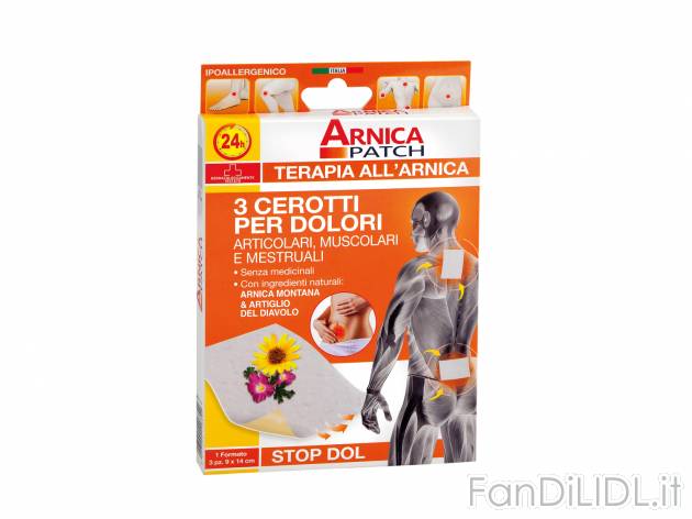 Arnica Patch Cerotti per dolori muscolari mestruali , prezzo 2.49 &#8364; 
- ...