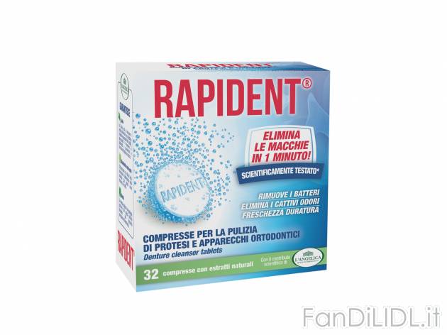 Compresse per la pulizia di protesi e apparecchi ortodontici , prezzo 1.89 &#8364; ...