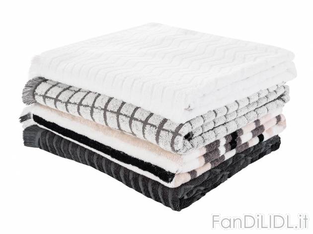 Asciugamano o telo bagno Miomare, prezzo 3.49 &#8364; 
- In cotone e viscosa ...