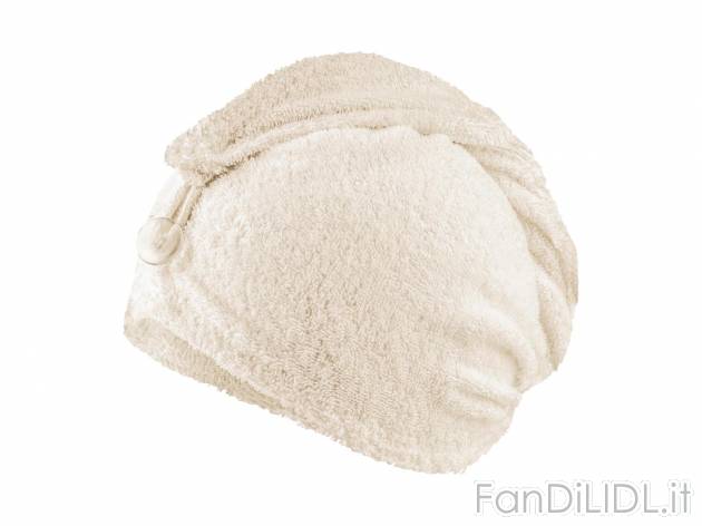Asciugamano a turbante per capelli Miomare, prezzo 3.99 &#8364; 
- 60 x 20 ...
