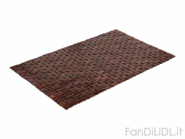 Tappeto bagno in bambù 50x80 cm Miomare, prezzo 11.99 &#8364; 
- Con fondo ...