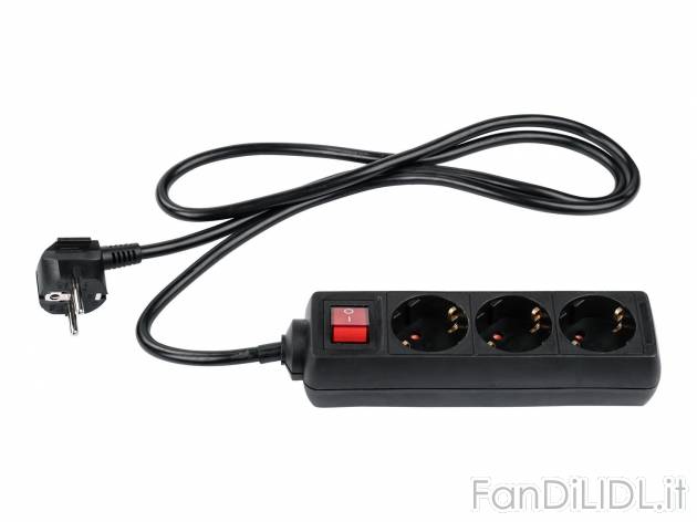 Presa multipla Powerfix, prezzo 5.99 &#8364; 
- Con protezione per bambini
- ...