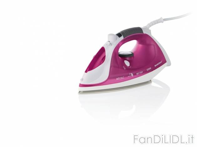 Ferro da stiro a vapore , prezzo 15,99 &#8364; per Alla confezione 
- Con rivestimento ...