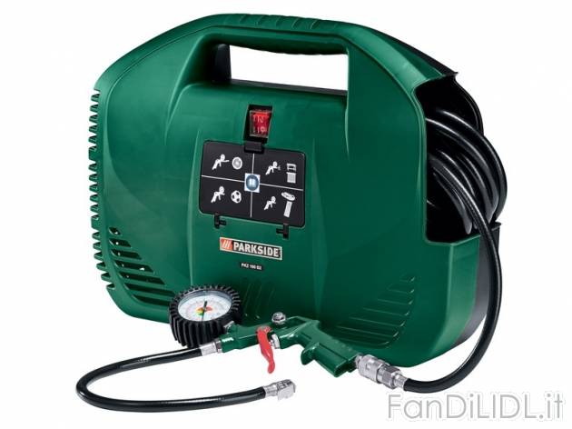 Compressore portatile Parkside, prezzo 69,99 &#8364; per Alla confezione 
- ...
