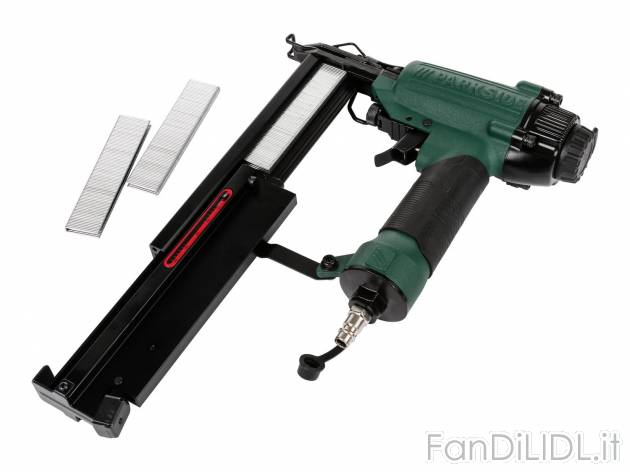 Pistola sparapunti ad aria compressa Parkside, prezzo 24.99 &#8364; 
- Caricatore ...