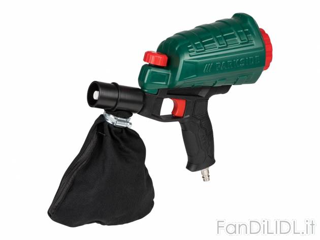 Pistola sabbiatrice ad aria compressa Parkside, prezzo 14.99 &#8364; 
- Flusso ...