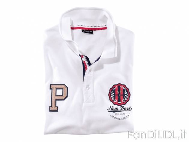 Polo da uomo Livergy, prezzo 6,99 &#8364; per Alla confezione 
- Stile moderno ...