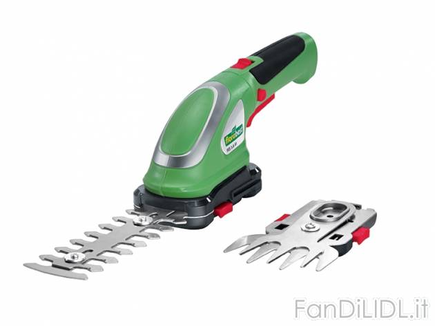 Cesoia a batteria per erba e cespugli Florabest, prezzo 29,99 &#8364; per Alla ...