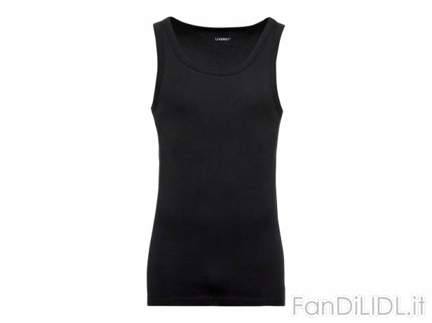 Canotta da uomo, 3 pezzi Livergy, prezzo 8.99 &#8364; 
- In puro cotone
- ...