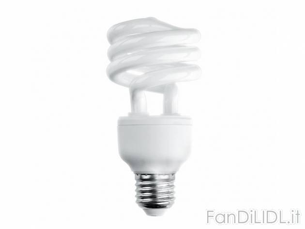 Lampadina spirale a risparmio energetico Livarno Lux, prezzo 3,99 &#8364; per ...