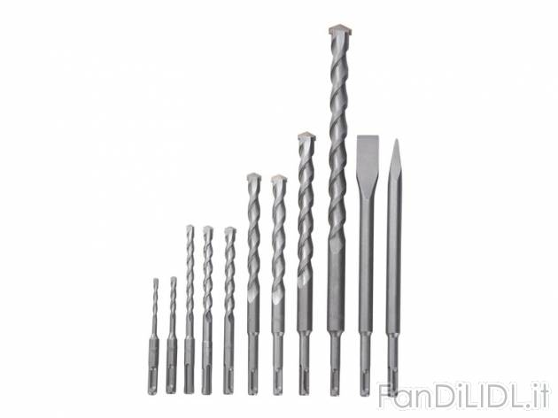 Set punte e scalpelli per trapano a percussione Parkside, prezzo 12,99 &#8364; ...