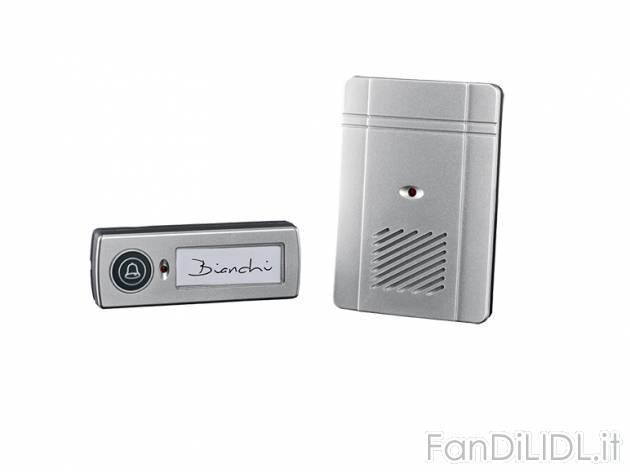 Campanello senza fili , prezzo 7,99 &#8364; per Alla confezione 
- Con 3 opzioni ...
