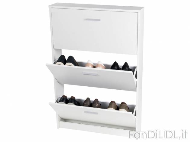Scarpiera XL a 3 scomparti Livarno Living, prezzo 39.99 &#8364; 
- Scorrevoli ...