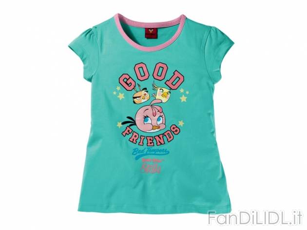 Pigiama o camicia da notte per bambina &quot;Hello Kitty, Angry Birds&quot; ...