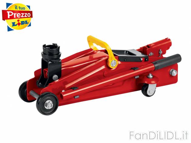 Cric idraulico a carrello, 2 T , prezzo 24.99 &#8364; 
- 2 ruote fisse, 2 ruote ...