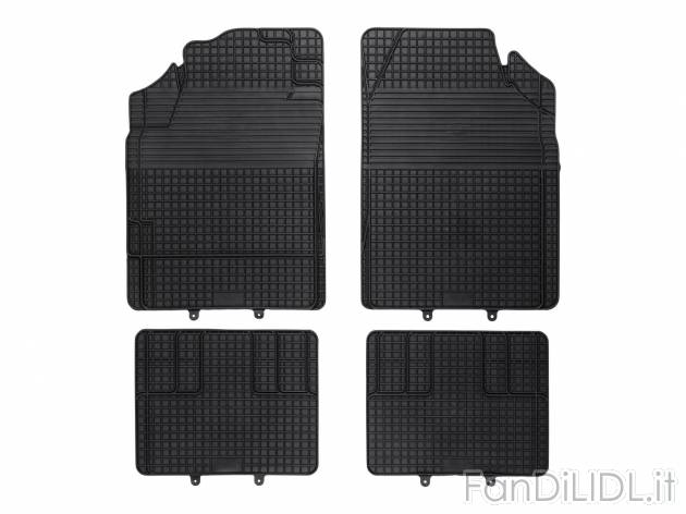 Set tappetini auto universali, 4 pezzi , prezzo 9.99 &#8364; 
- Tenuta sicura ...