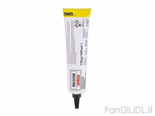 Colla o nastro adesivo UHU , prezzo 1,99 &#8364; per Alla confezione 
- A scelta ...