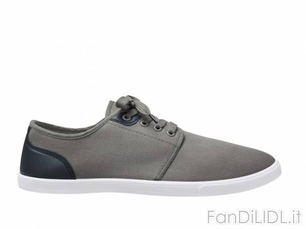 Sneaker da uomo Livergy, prezzo 7,99 &#8364; per Al paio 
- Tomaia in tessuto ...