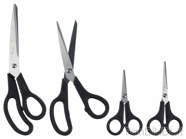 Set forbici, 4 pezzi Crelando, prezzo 3.99 &#8364;