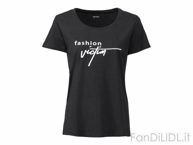 T-shirt da donna Esmara, prezzo 4.99 &#8364;  
-  In puro cotone
- Oeko tex NEW